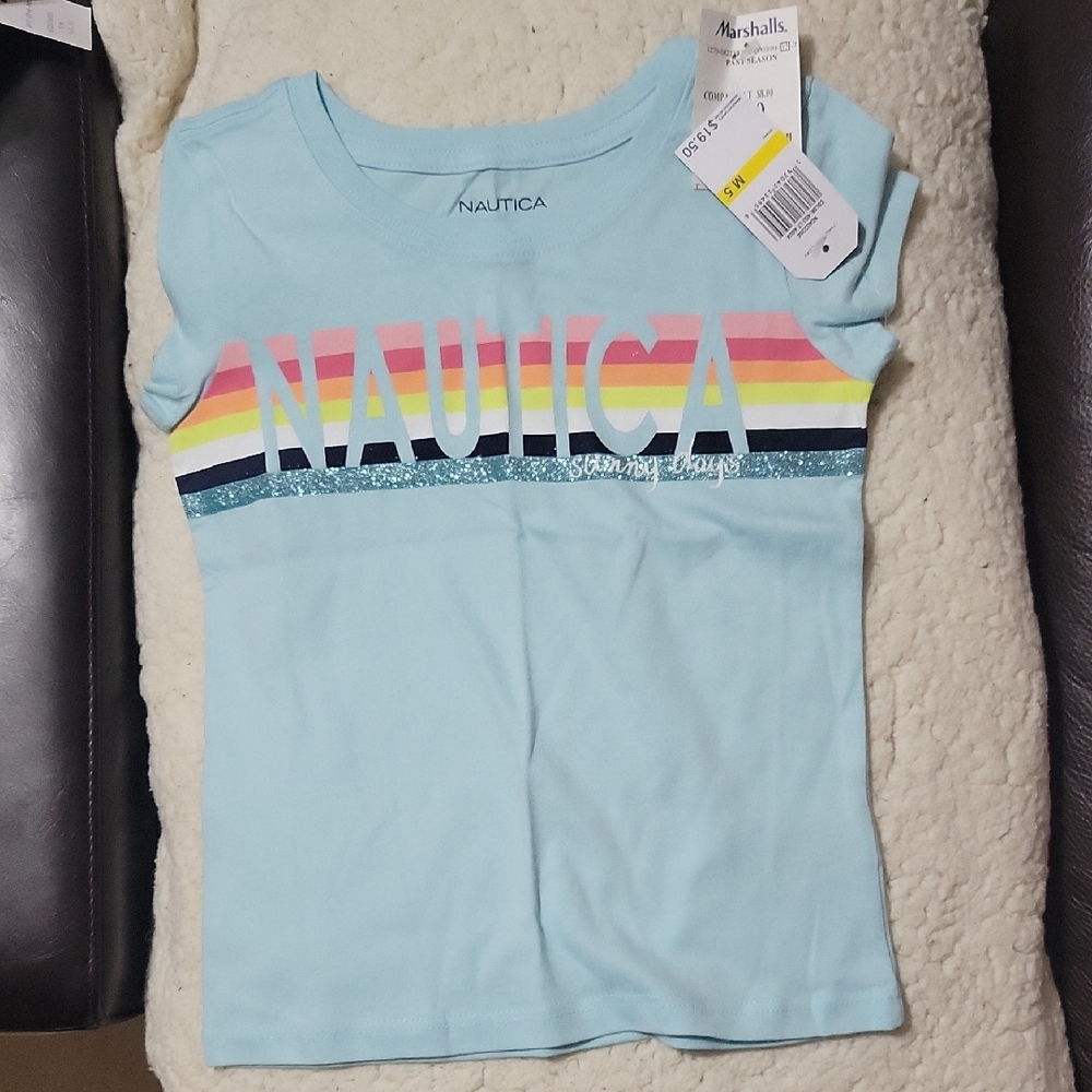 Nautica Kids Pastel Stripe Tee
